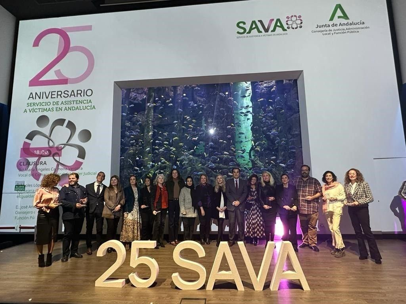 Acto de celebración del 25 aniversario del Servicio andaluz de Asistencia a Víctimas. Acto de celebración del 25 aniversario del Servicio andaluz de Asistencia a Víctimas.