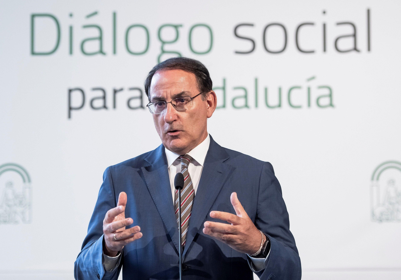 El presidente de la CEA, Javier González de Lara.