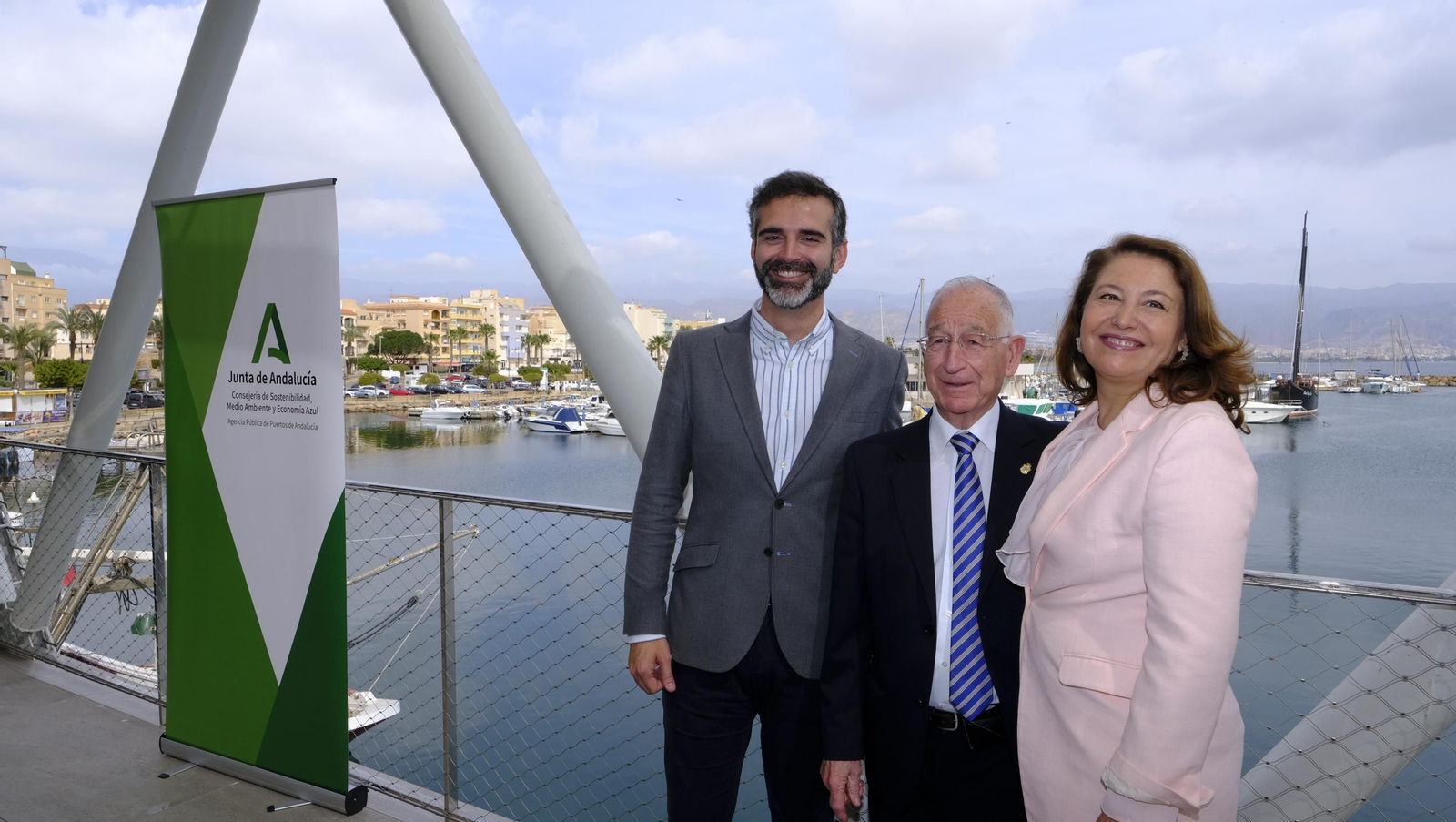 Imágenes de la inauguración de la Lonja del Puerto Pesquero de Roquetas de Mar