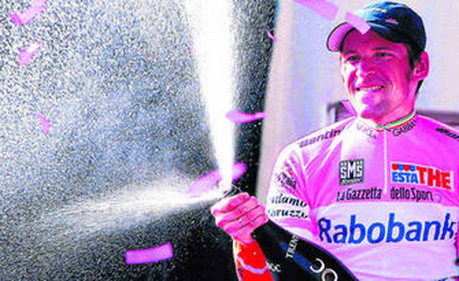 Denis Menchov (Rabobank), vencedor del Giro de Italia el año pasado.