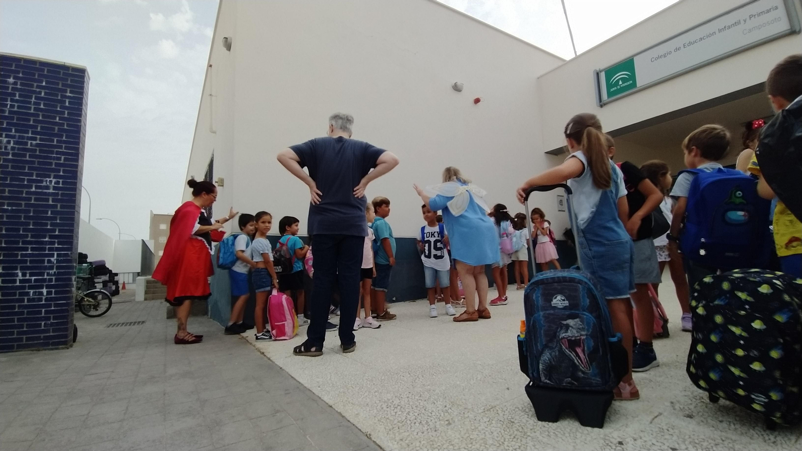 Las imágenes de la vuelta al cole en San Fernando