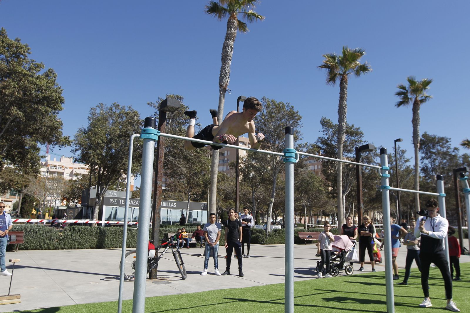 Fotogalería Pista de Calistenia. Parque de los Periodistas. Almería