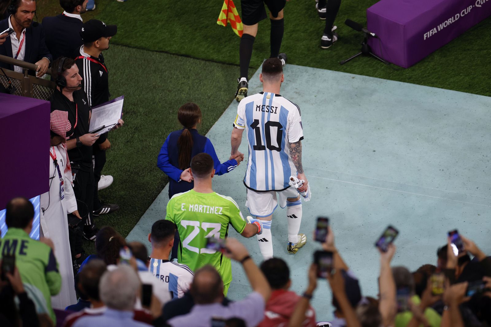 Las fotos de Messi contra Croacia