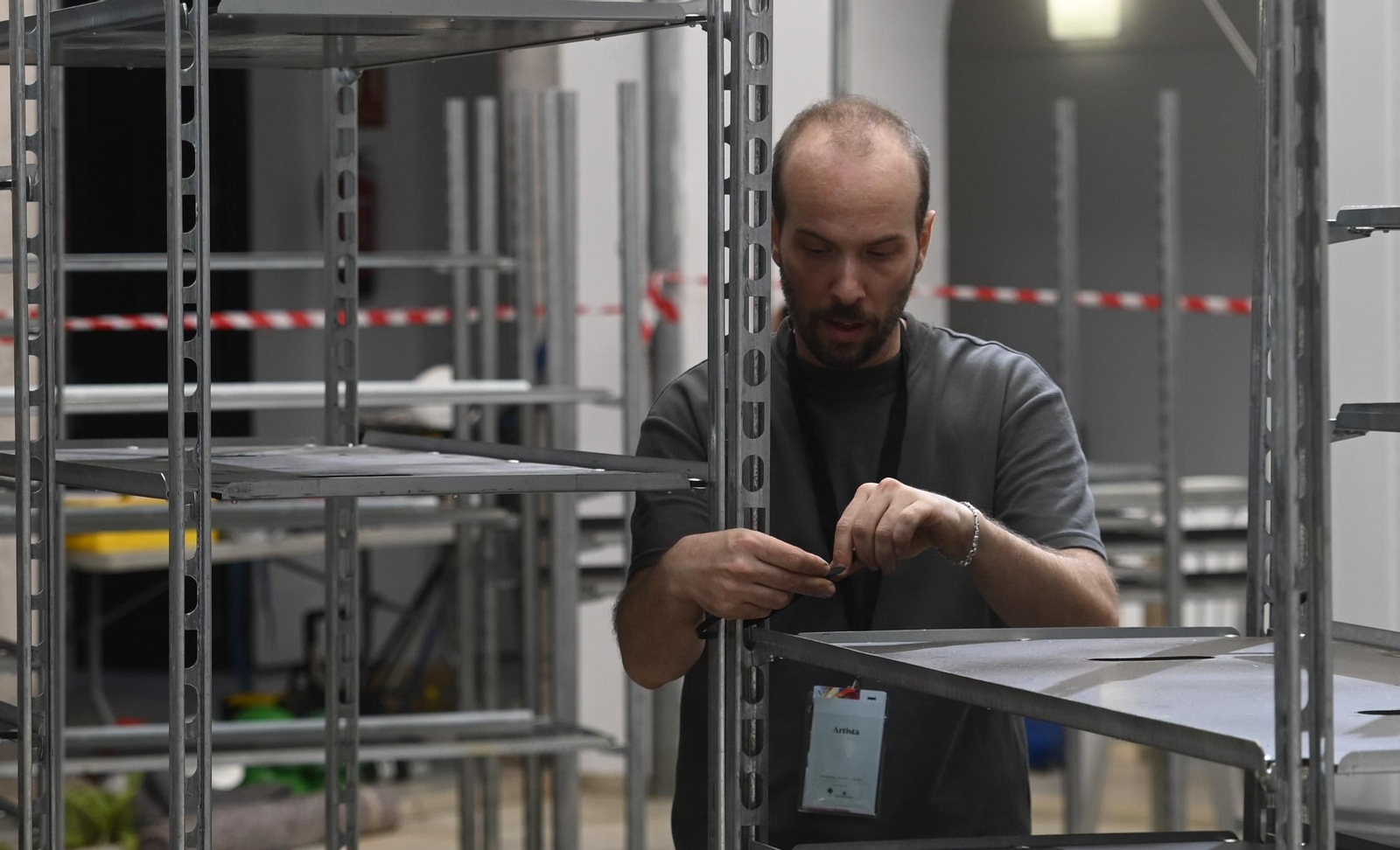 Inicio de los montajes de Flora 2025.