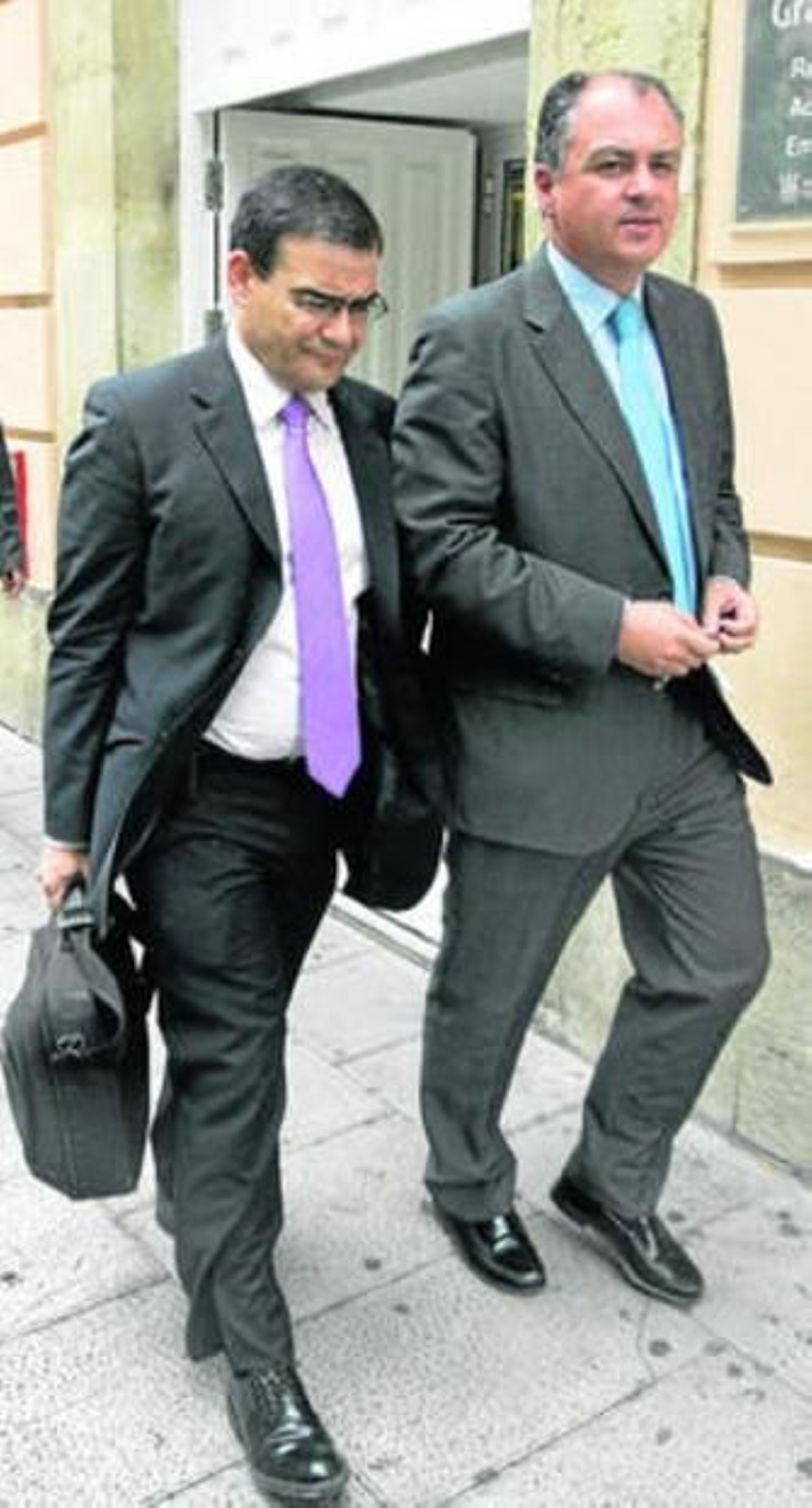 Javier Jiménez, junto a Antonio Prieto, tras aceptar su puesto de consejero del CCF.