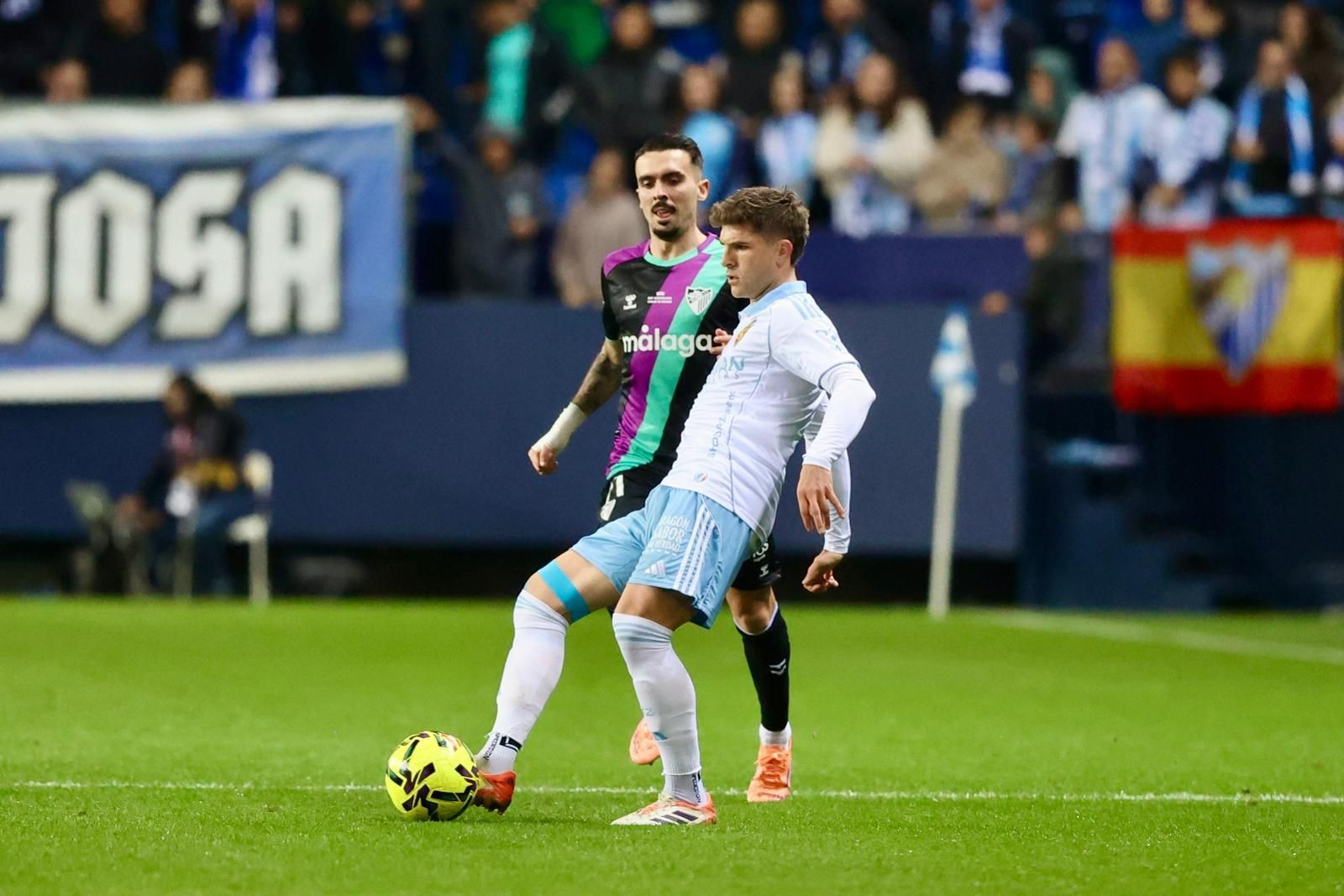 El Málaga CF-Real Zaragoza, en fotos