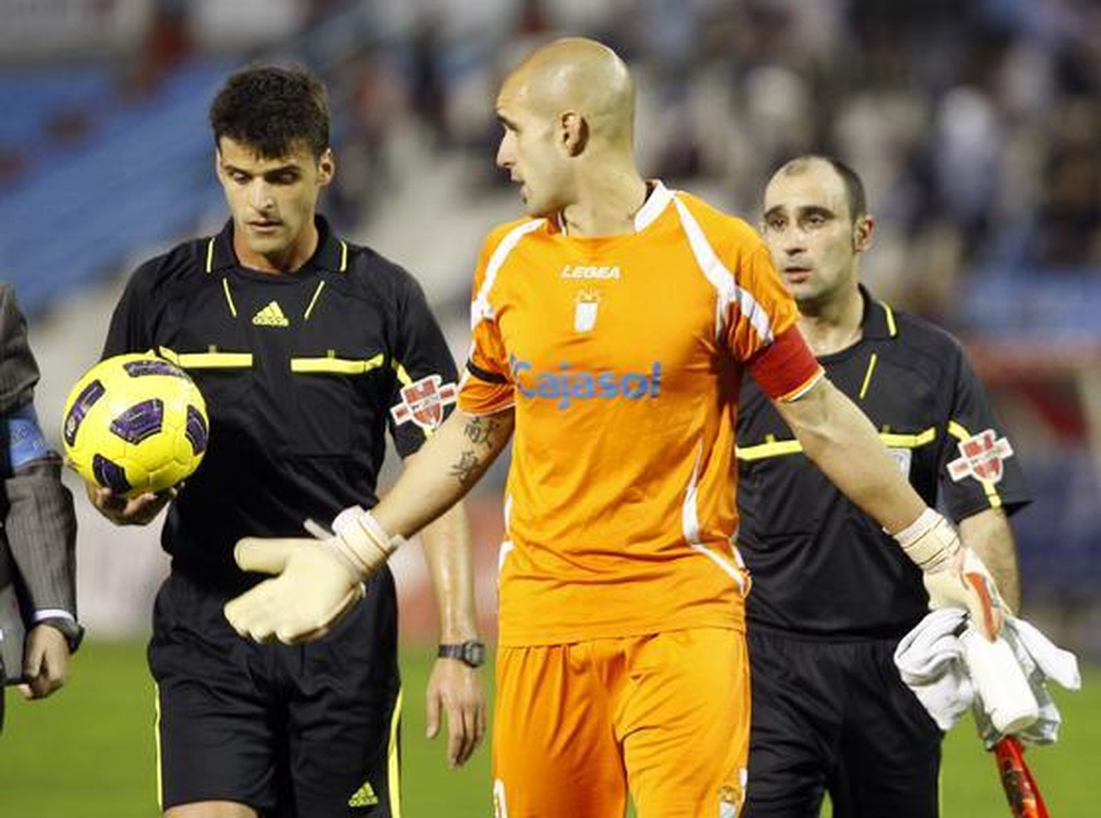El equipo azulino, que jugó hasta el final con el marcador en contra, consiguió salvar un punto en el último minuto con un gol de Mario Bermejo  Foto: LOF