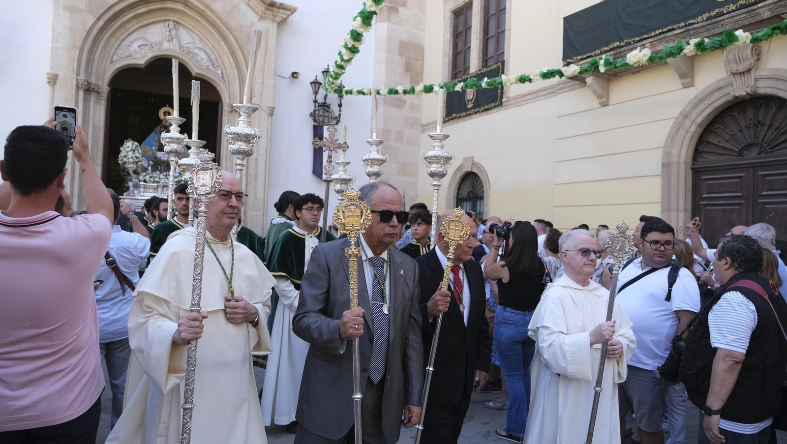 Traslado de la Virgen del Mar a la Catedral de Almería, en imágenes