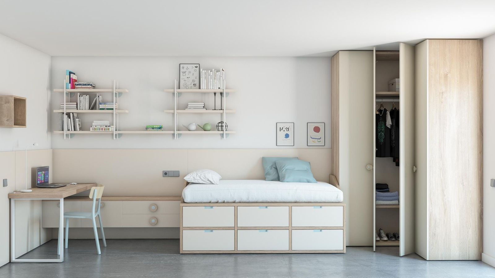 Dormitorio infantil.