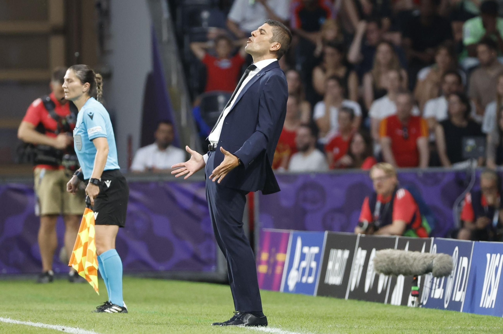 Las fotos del España - Portugal en la Eurocopa femenina