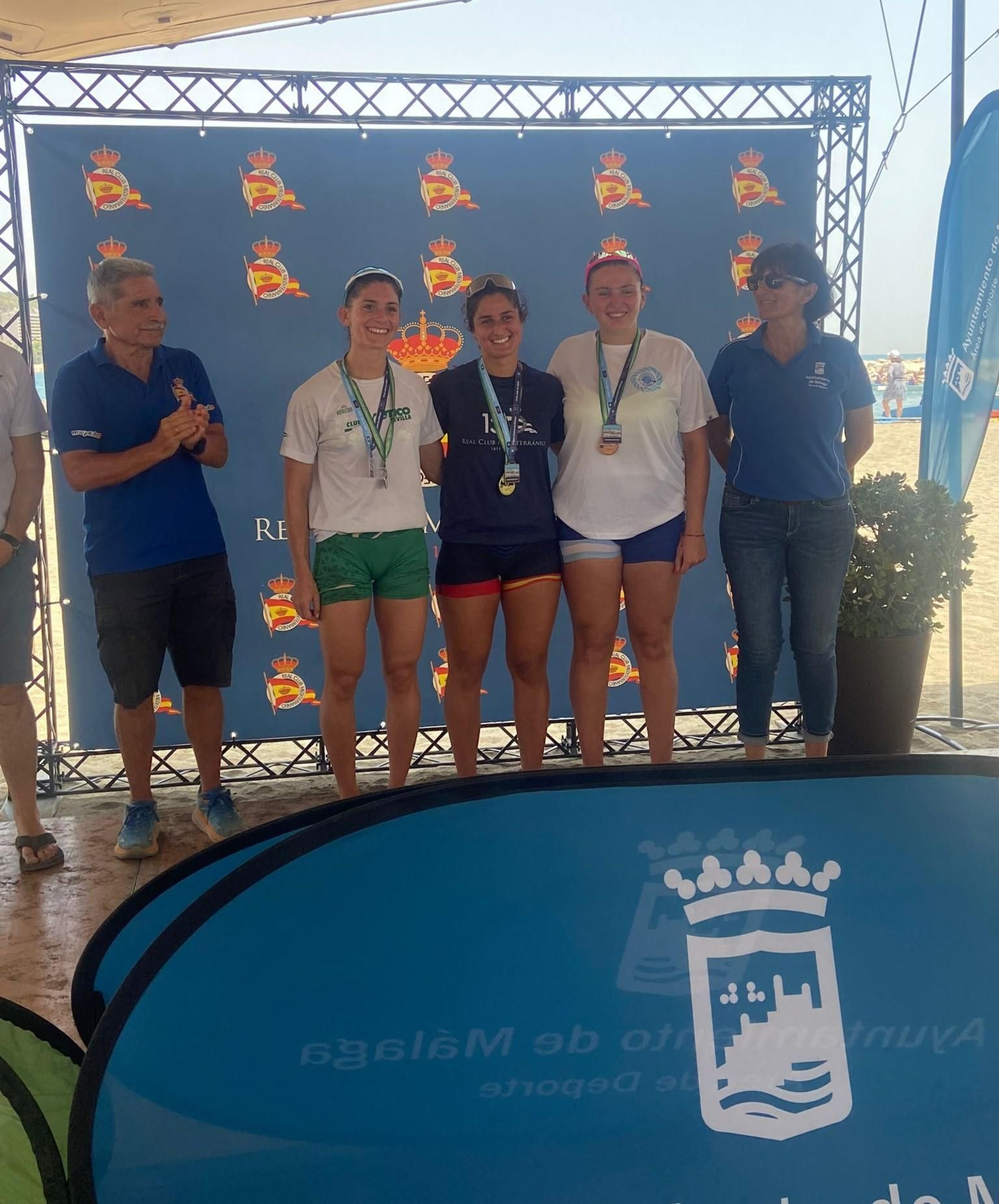 El Open Ciudad de Málaga y Andaluz de remo de mar, para el Real Club Mediterráneo