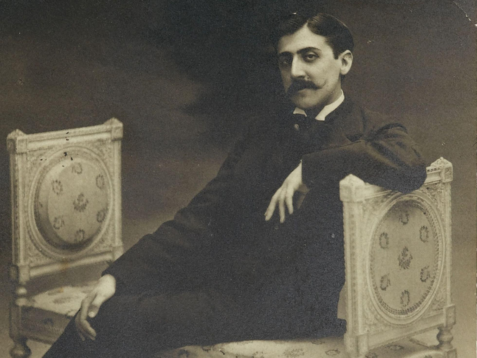 Imagen de estudio Marcel Proust , muerto en París el 18 de noviembre de 1922