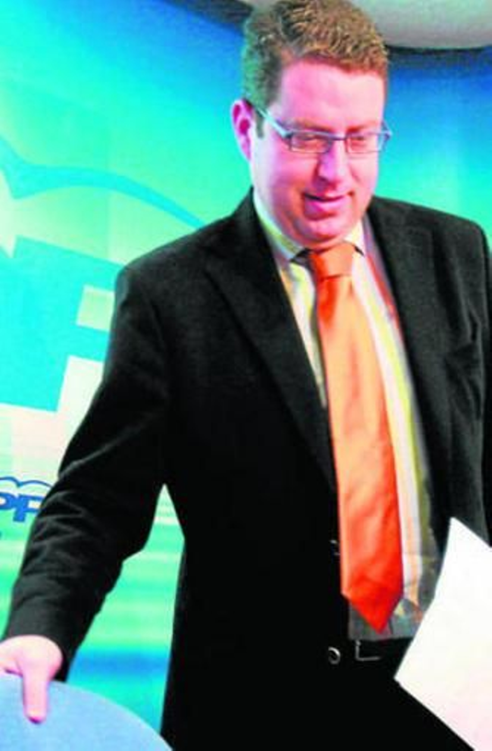 El popular Francisco Riquel, durante una comparecencia.