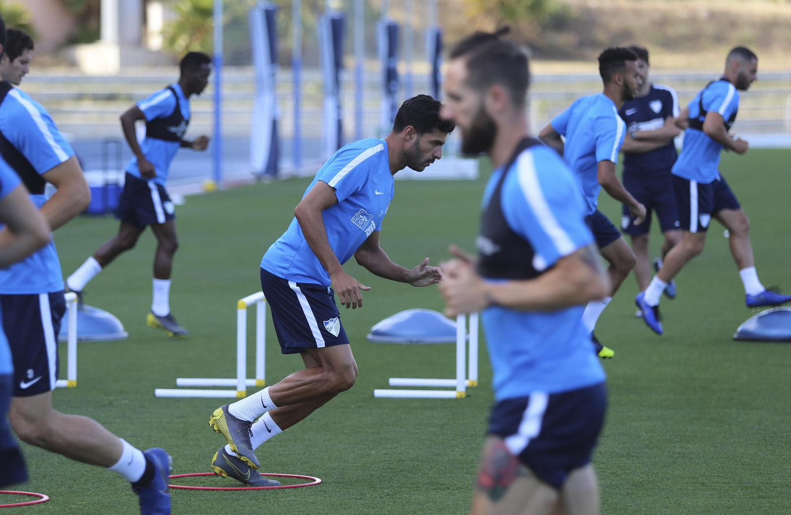 Las imágenes del Málaga CF en la vuelta al trabajo