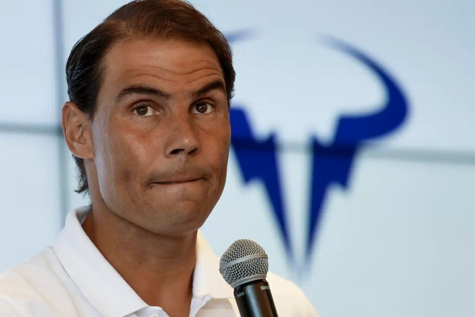 Rafa Nadal, este jueves en una rueda de prensa especial