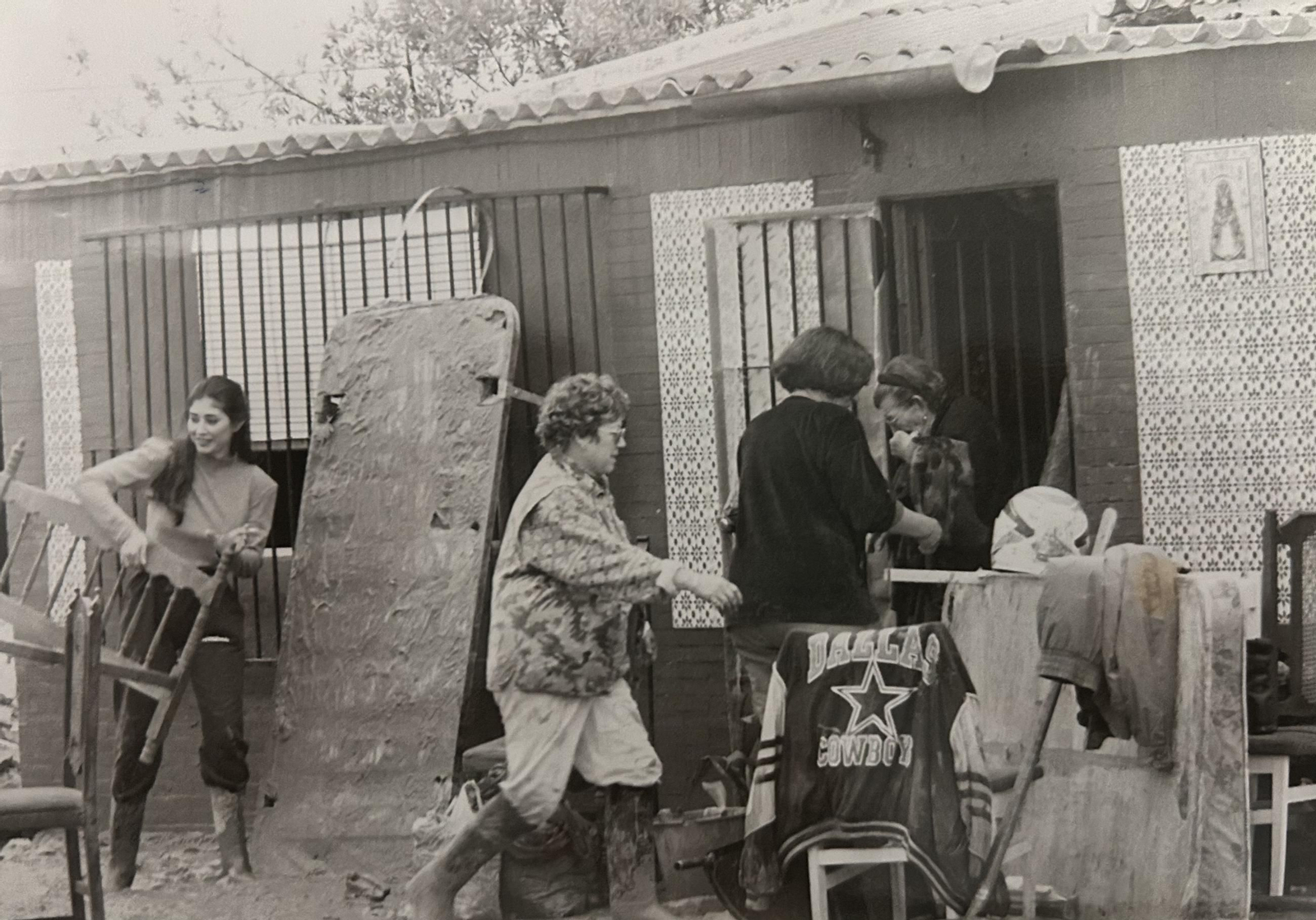 Efectos del temporal e inundaciones de enero de 1996 en Huelva.