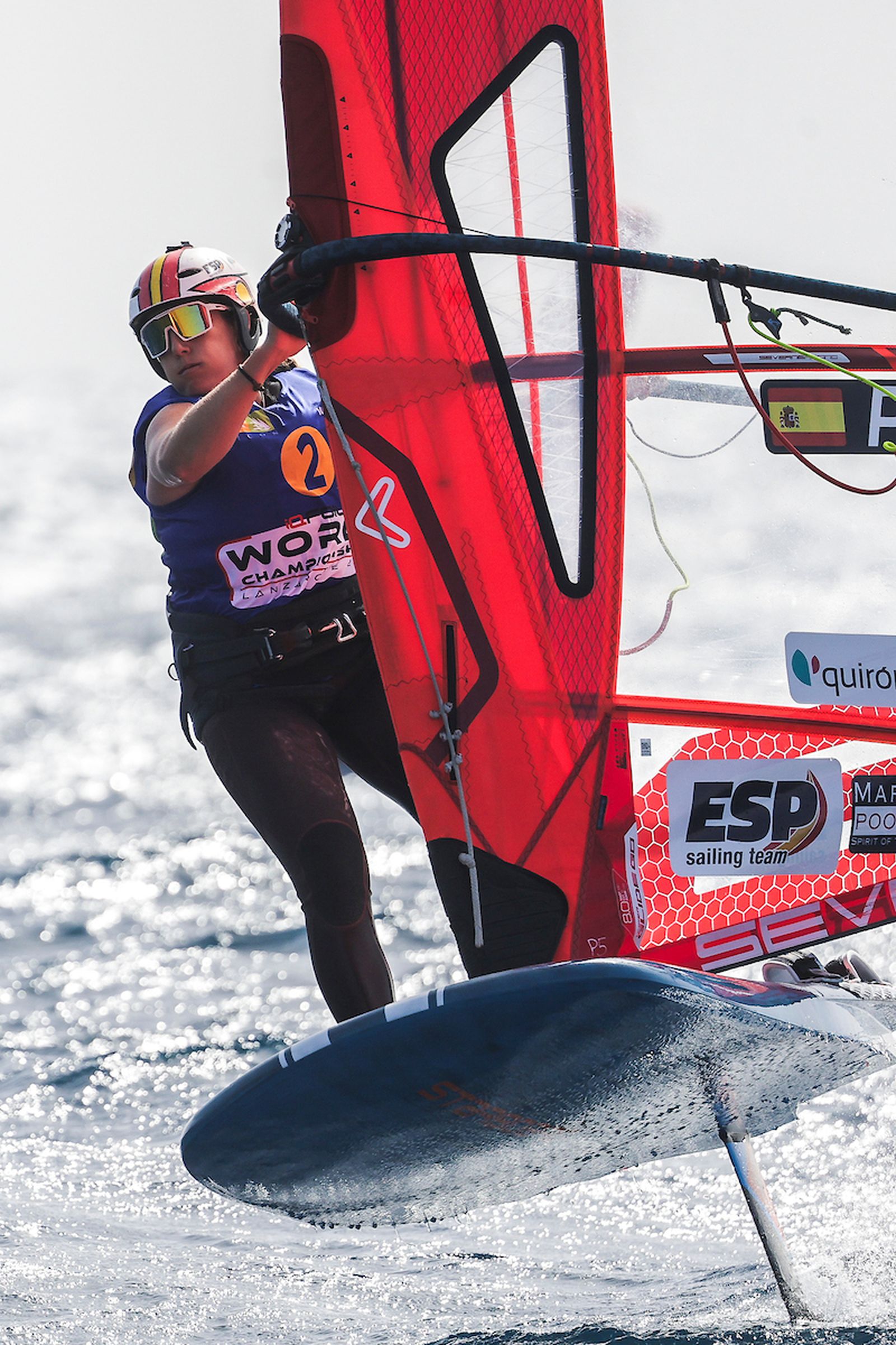 Pilar Lamadrid, en el reciente Mundial en Lanzarote.