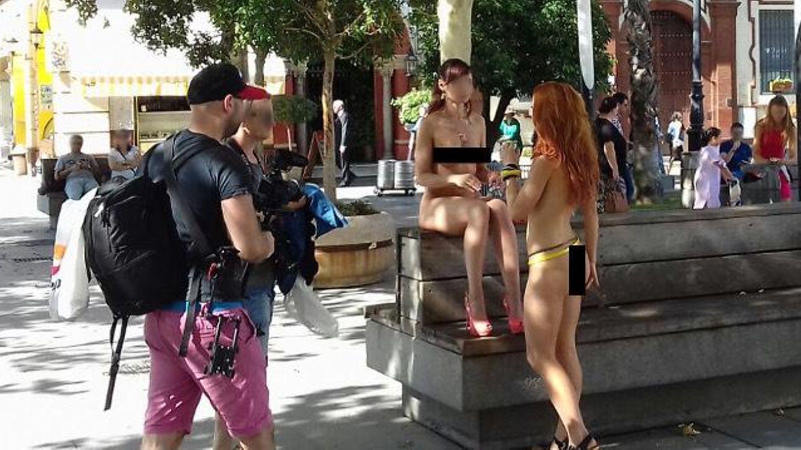 La Policía investiga el rodaje de escenas porno en pleno centro de Sevilla