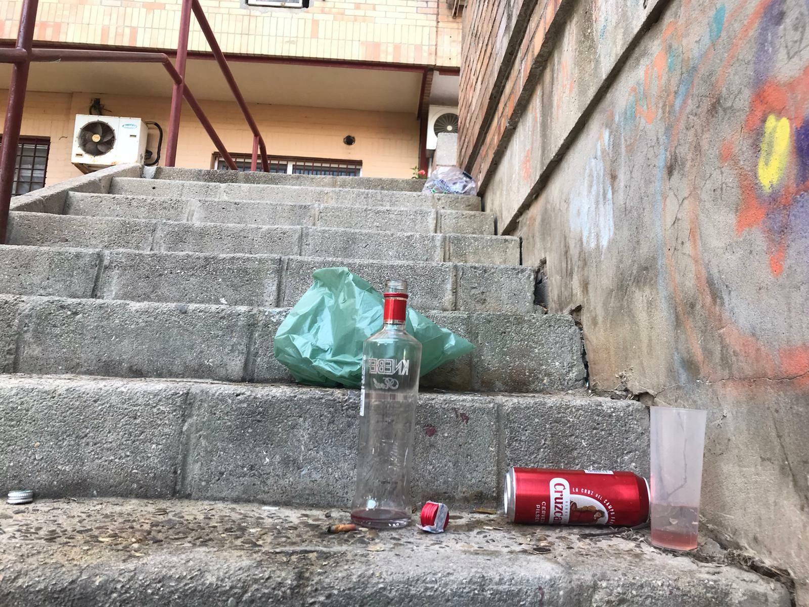 Estado en el que queda la calle Concejal Ruiz Pizones.