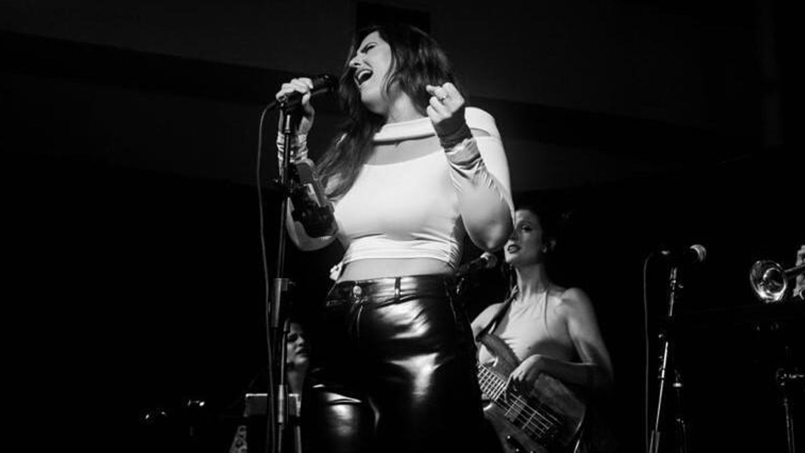 Esperanza, durante un concierto.