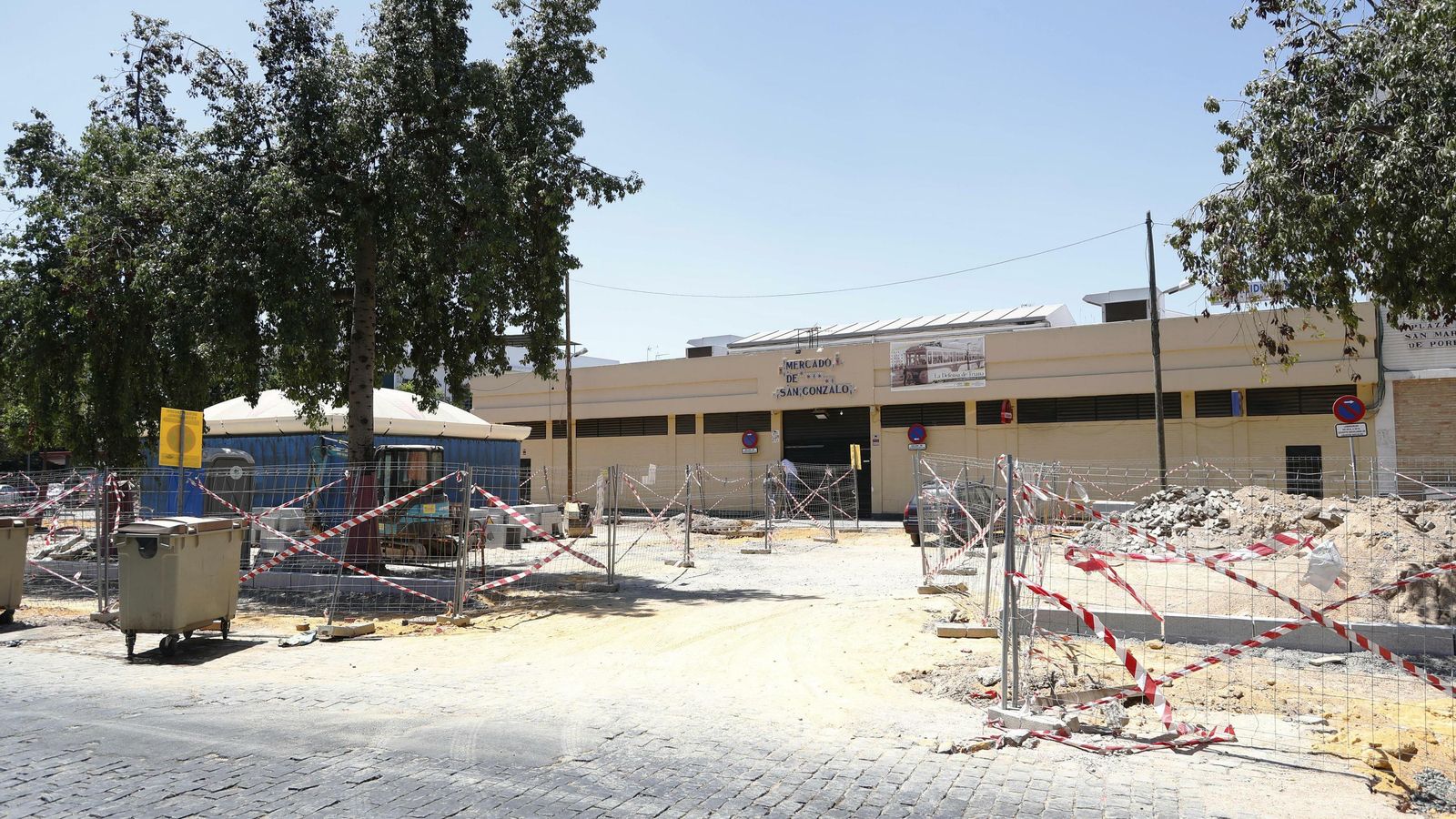 Peatonalización del entorno del Mercado de San Gonzalo.