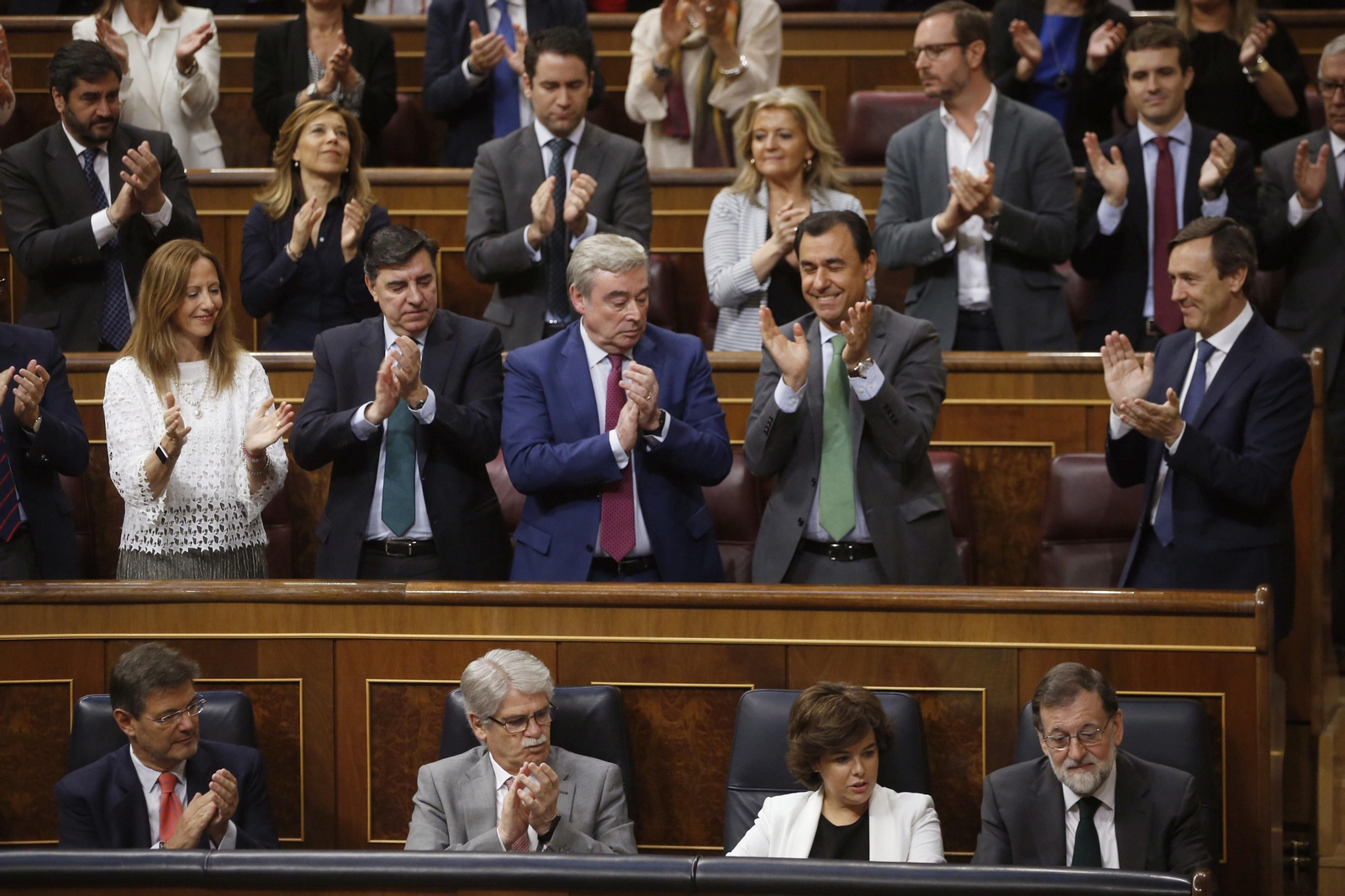 Aplausos a Rajoy.