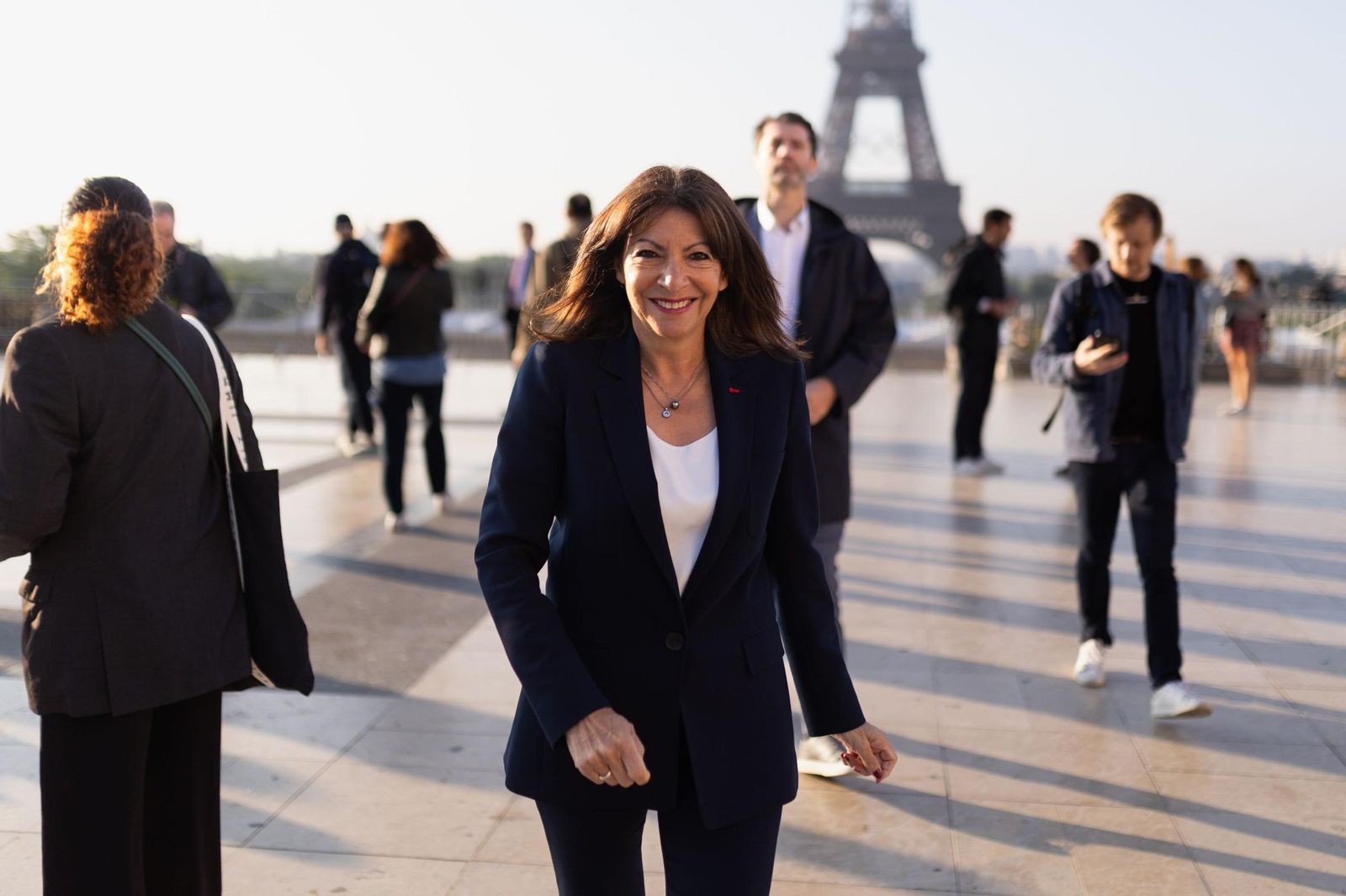 La alcaldesa de París, Anne Hidalgo.