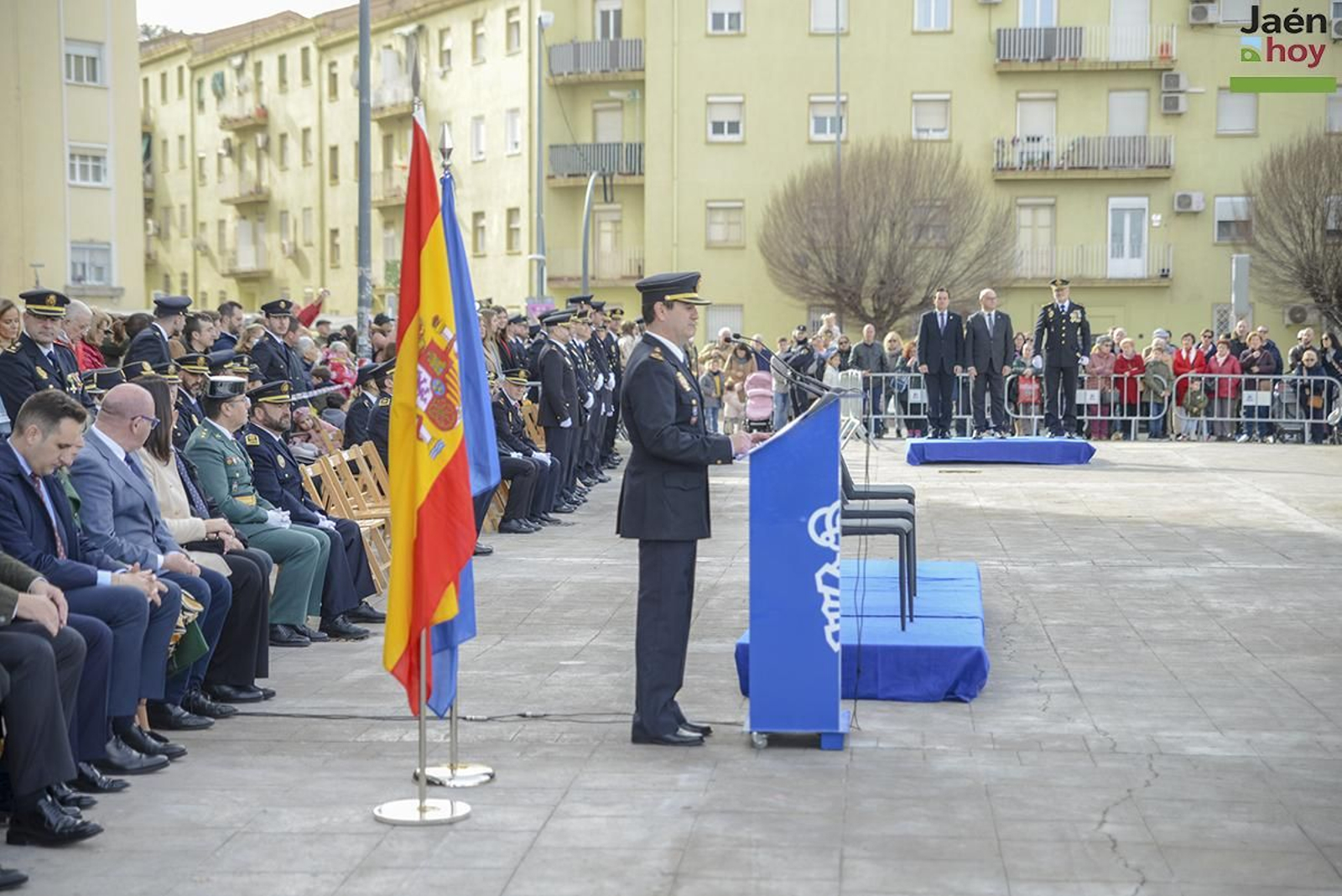 Celebración del bicentenario de la Policía Nacional en Jaén.