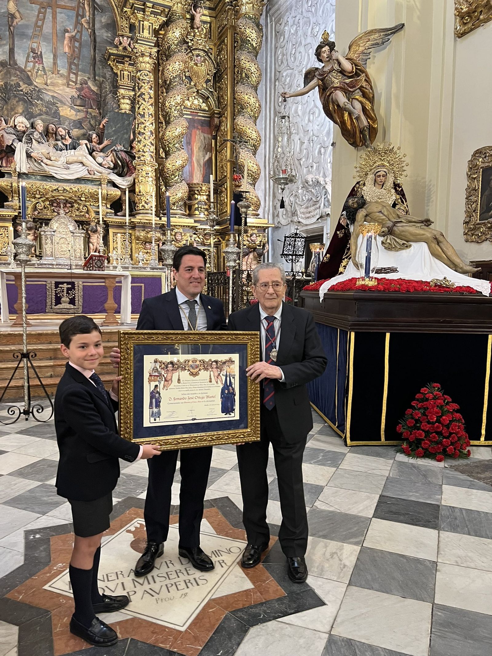 Fernando Ortega el pasado mes de marzo en la Caridad