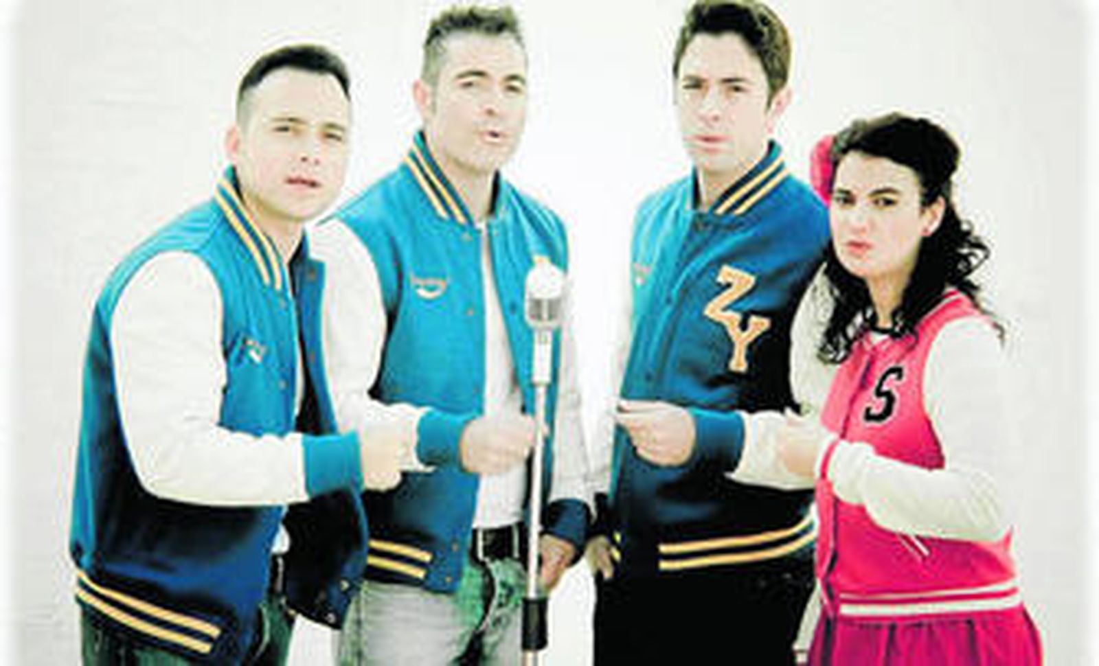 El cuarteto vocal, en una de las imágenes de promoción de su primer disco, '1963'.