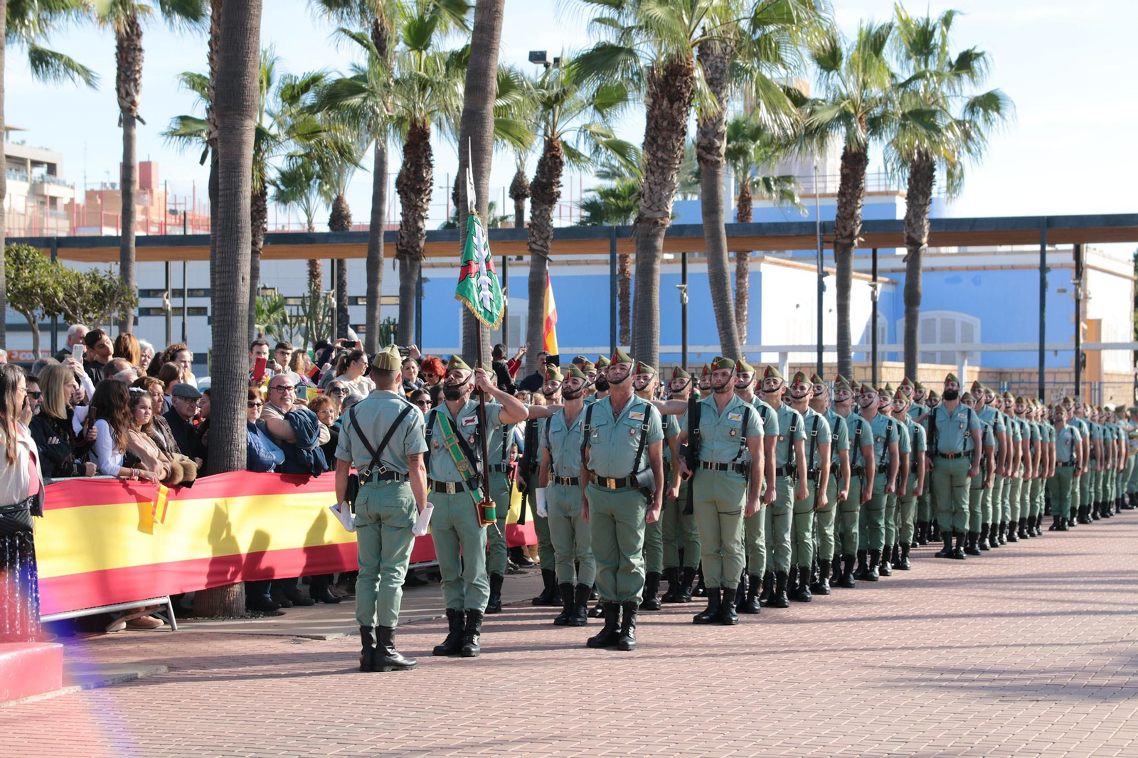 Jura de bandera civil en Las Almadrabillas