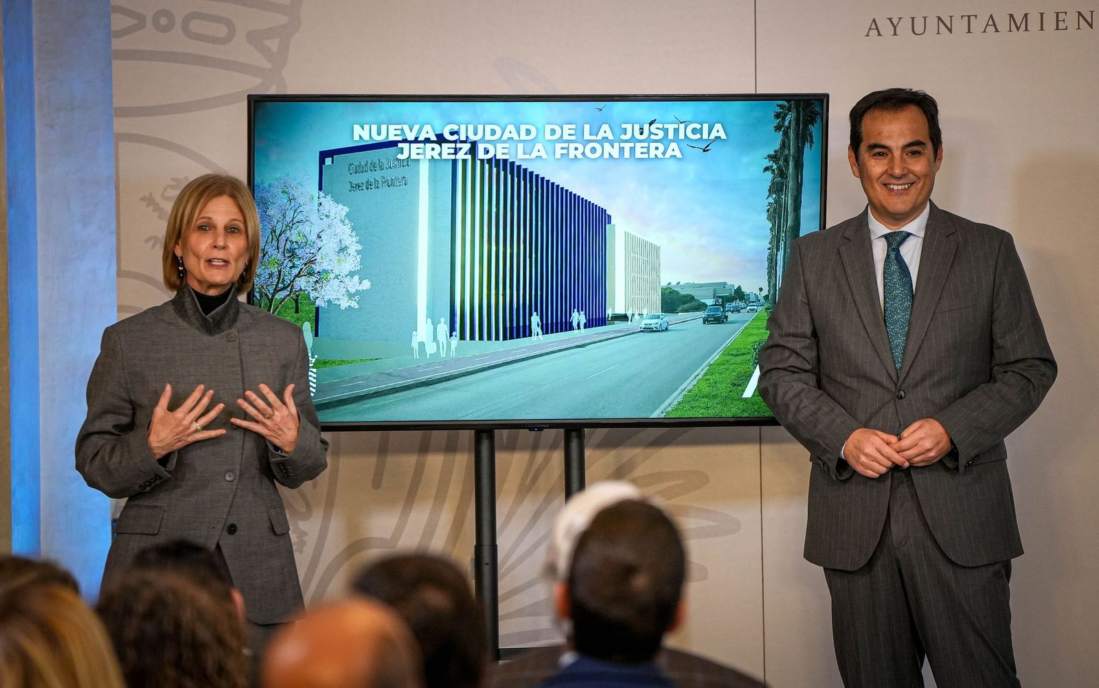 Imágenes de la presentación del Proyecto Ciudad de la Justicia de Jerez