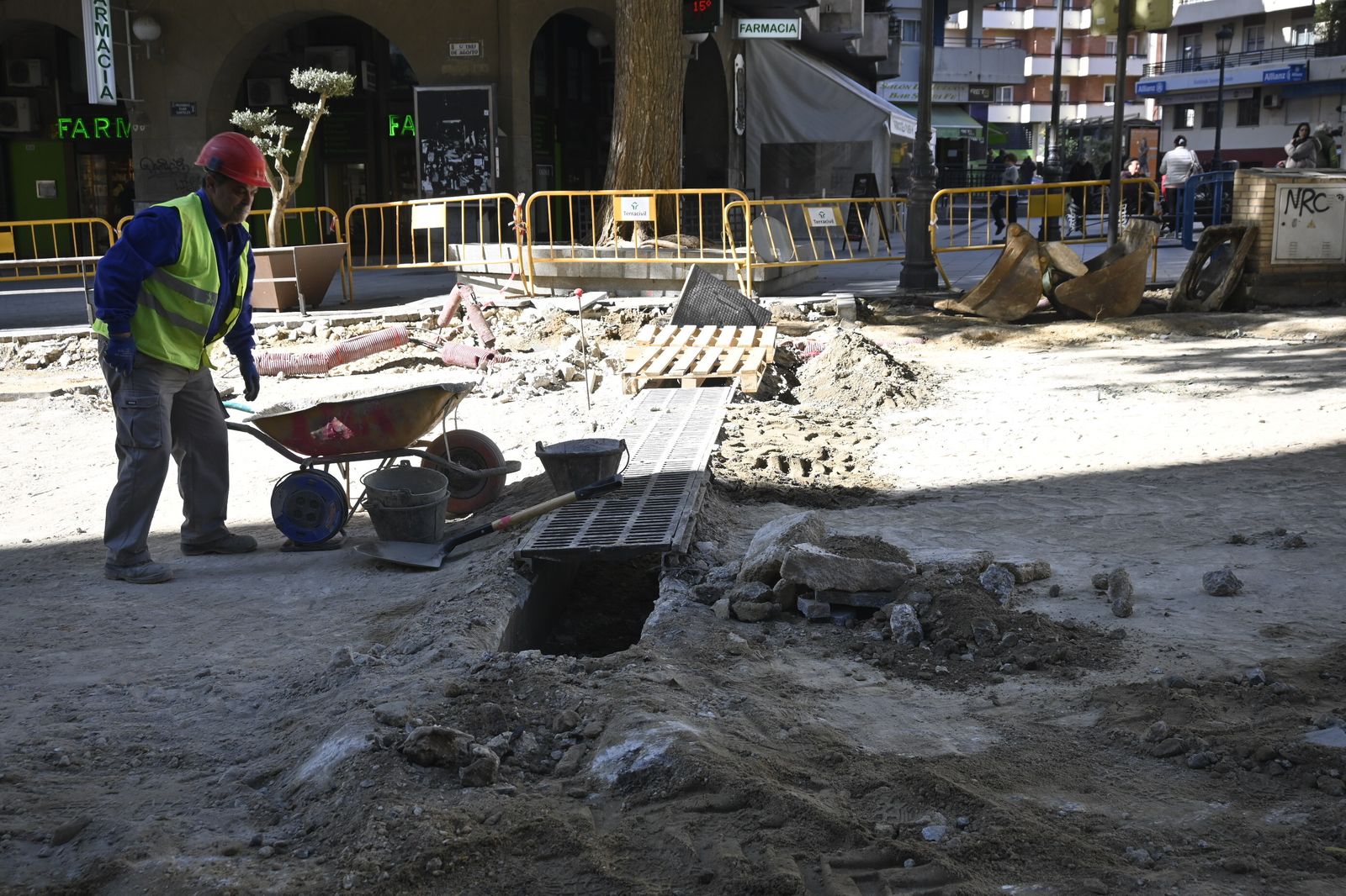 Obras en la Palmera en imágenes