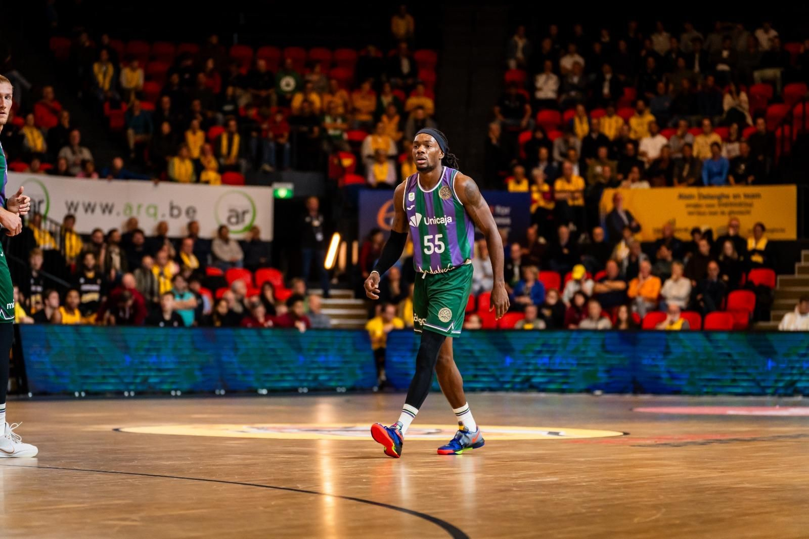 El Oostende-Unicaja, en fotos