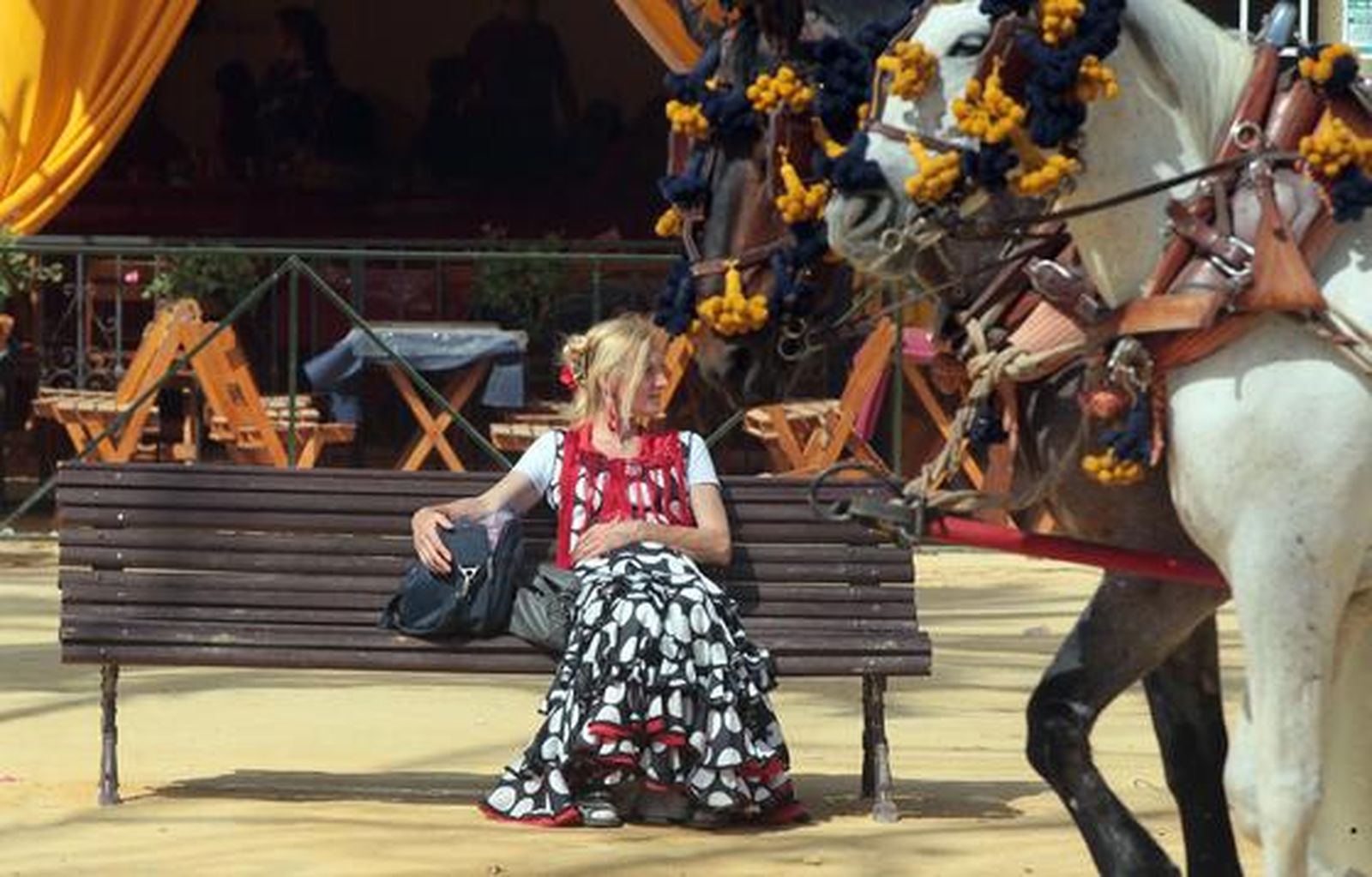 La Feria del Caballo, que ha estado dedicada este año al flamenco, llegó ayer a su último día de celebración

Foto: Miguel Ángel González