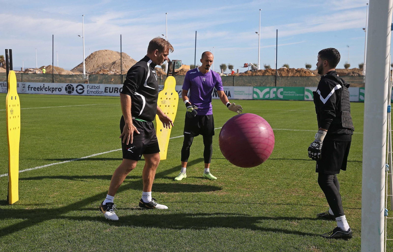 Fotos del entrenamiento de la Balona