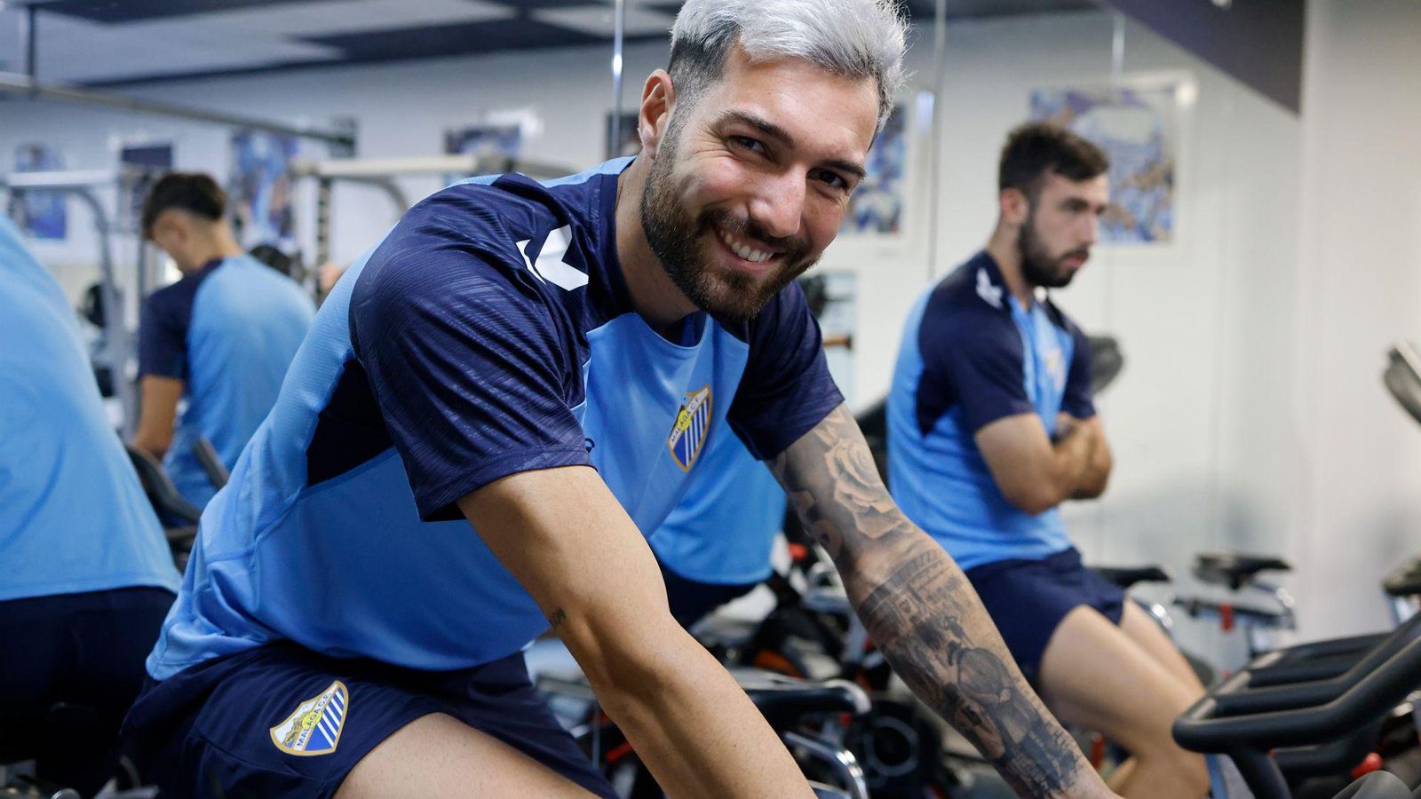 La nueva ropa de entrenamiento del Málaga CF