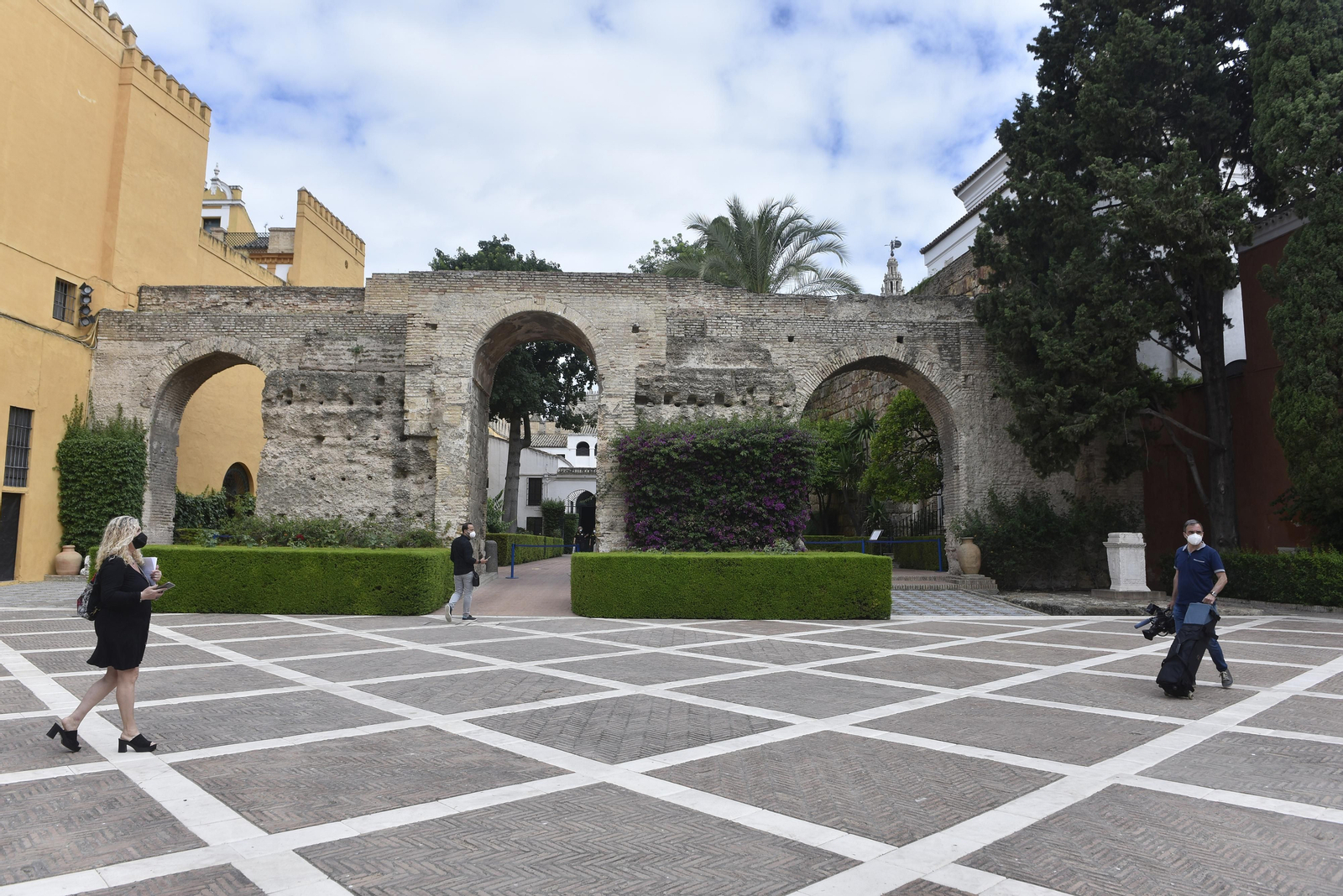 En el corazón del Alcázar de Sevilla: vuelta a la normalidad