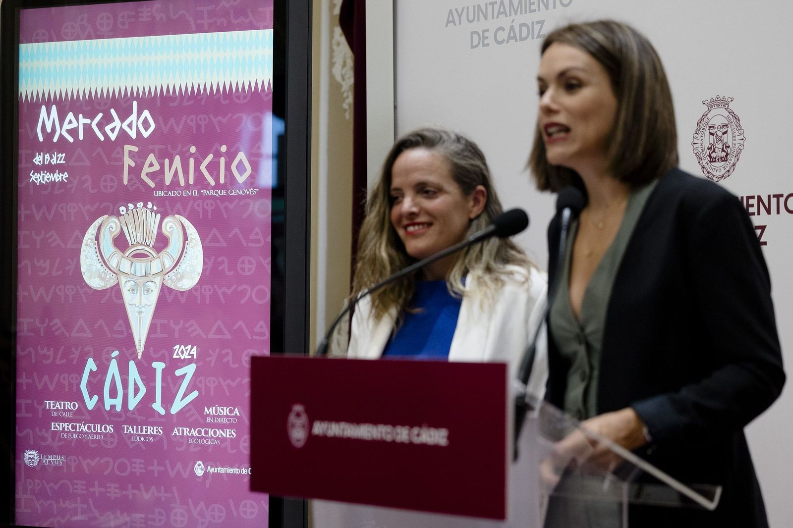 Maite González y Beatriz Gandullo, en una imagen de archivo.