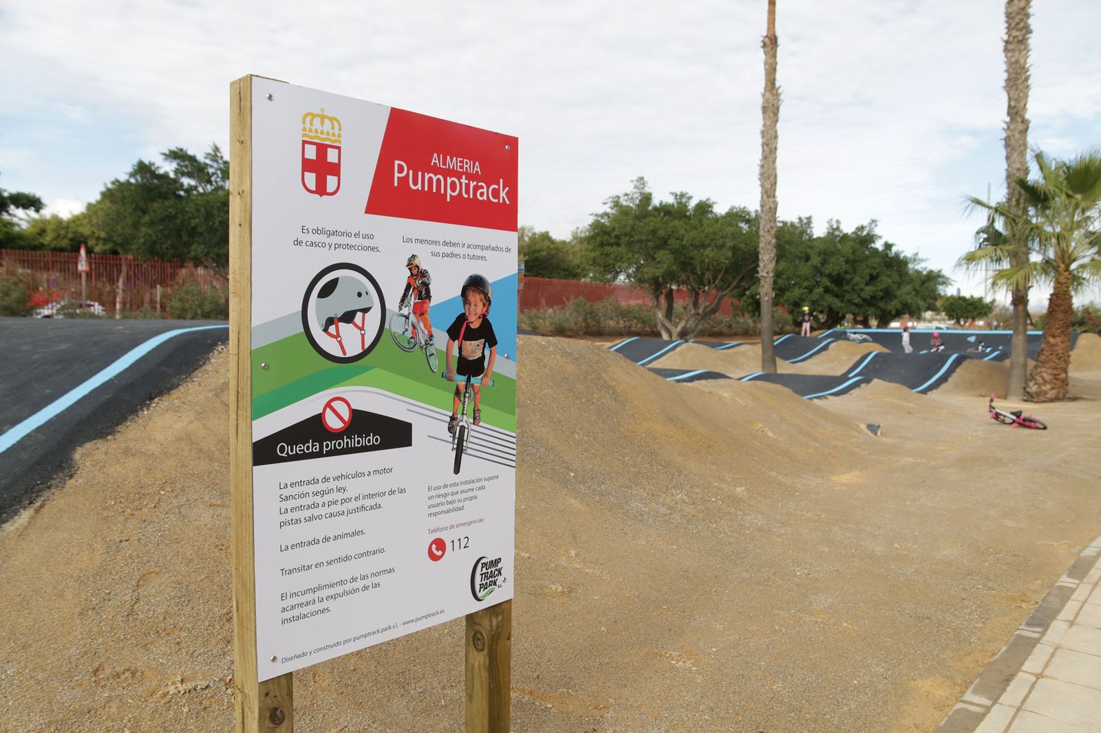 Pumptrack del Real de la Feria, una de las actividades que acoge el Real de la Feria.