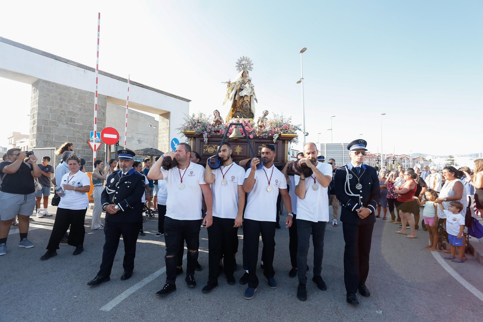 Fotos de la procesión de la Virgen del Carmen en Tarifa