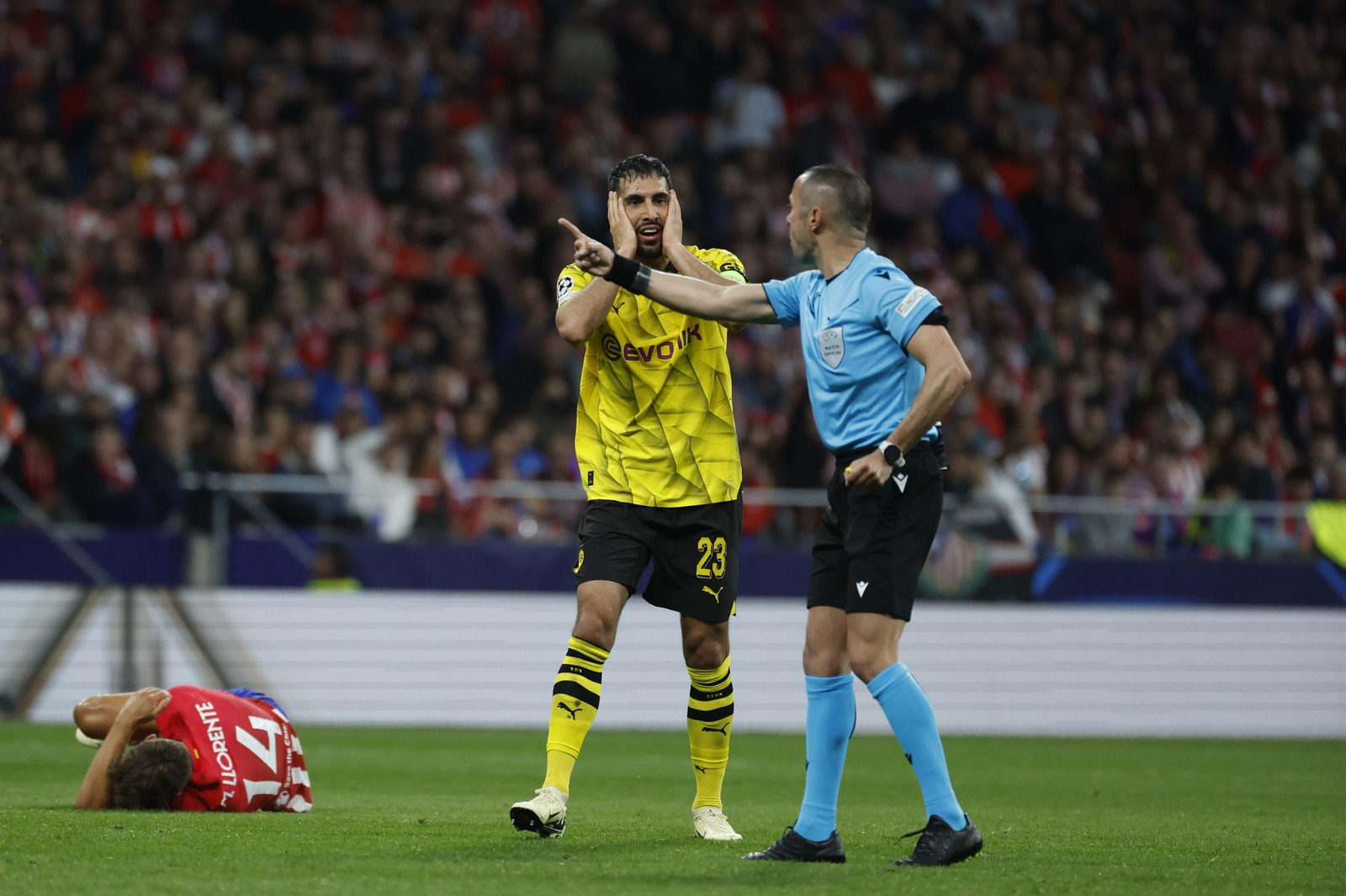 El Atlético de Madrid - Borussia Dortmund, en fotos