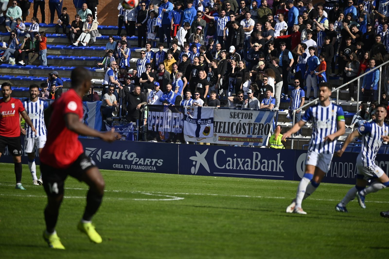 Imágenes de ambiente del partido Recre - Melilla