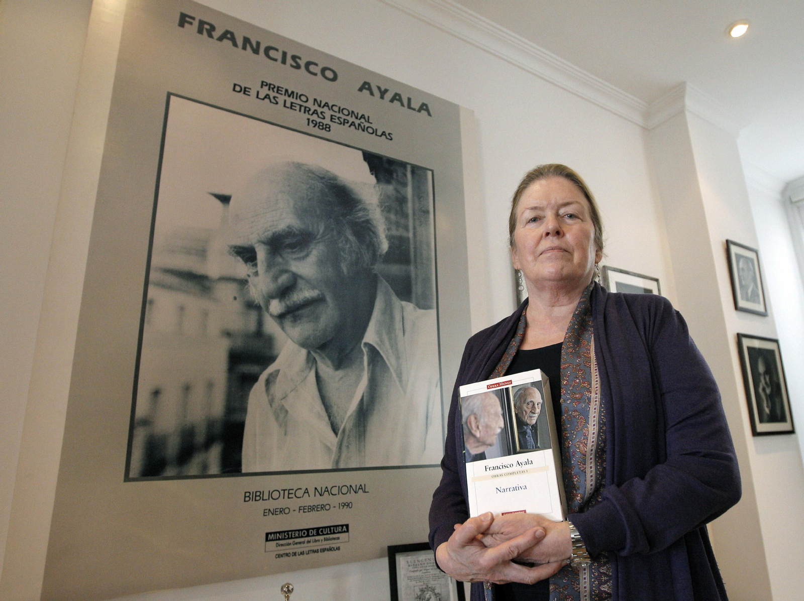 Carolyn Richmond, viuda de Francisco Ayala, en una fotografía de archivo.