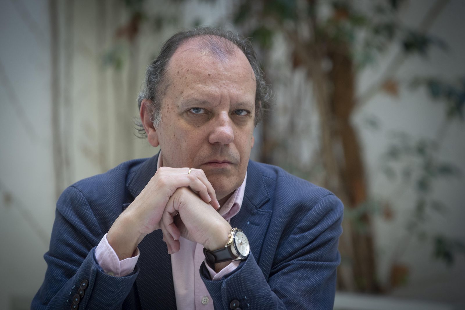 El periodista Fernando Rueda, fotografiado en una visita a Sevilla, donde presentó ‘Secretos de confesión’.