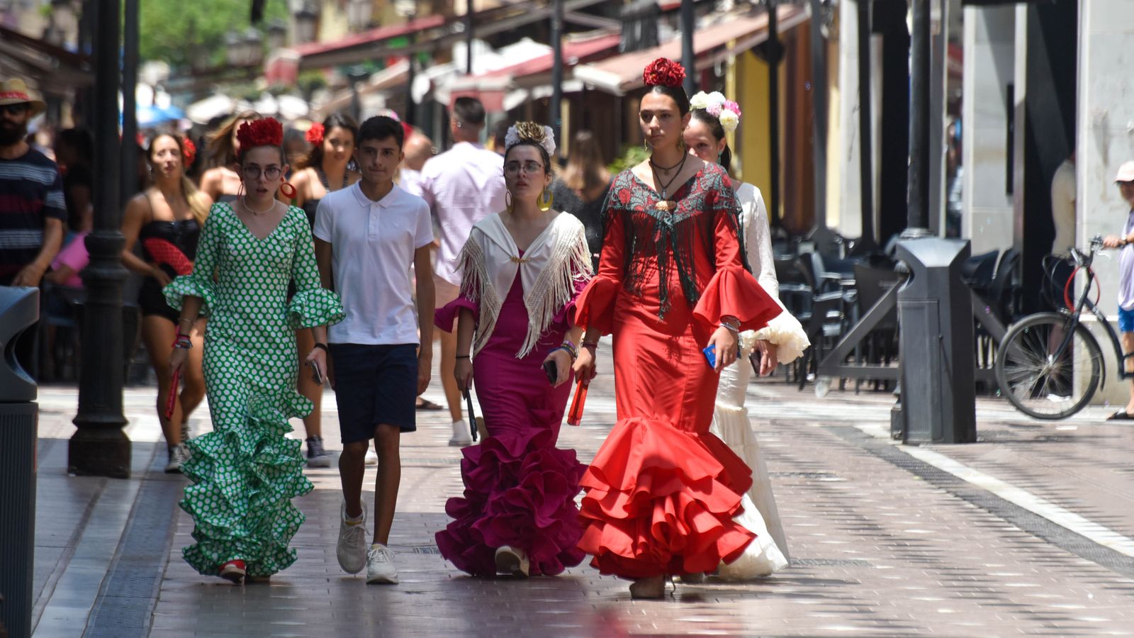 Las fotos del Domingo Rociero en el centro de la Línea