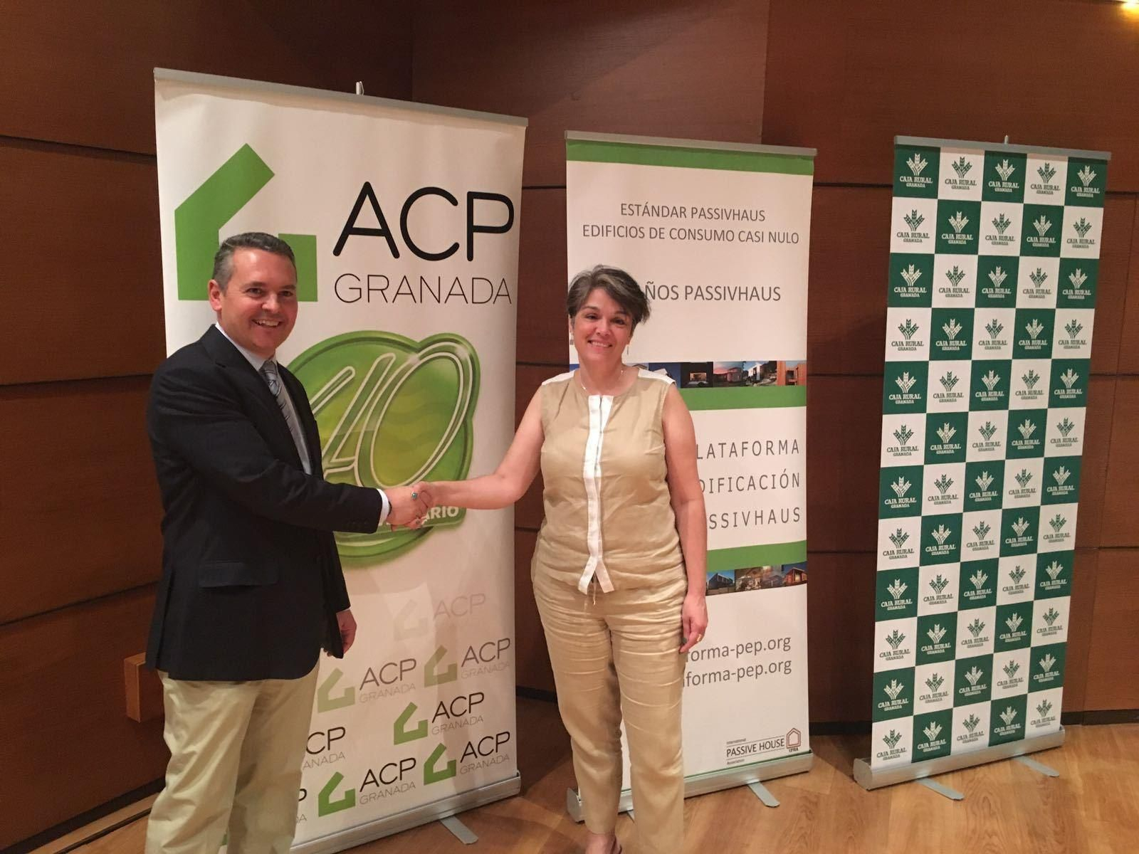 Los presidentes de ACP y Passivhaus.