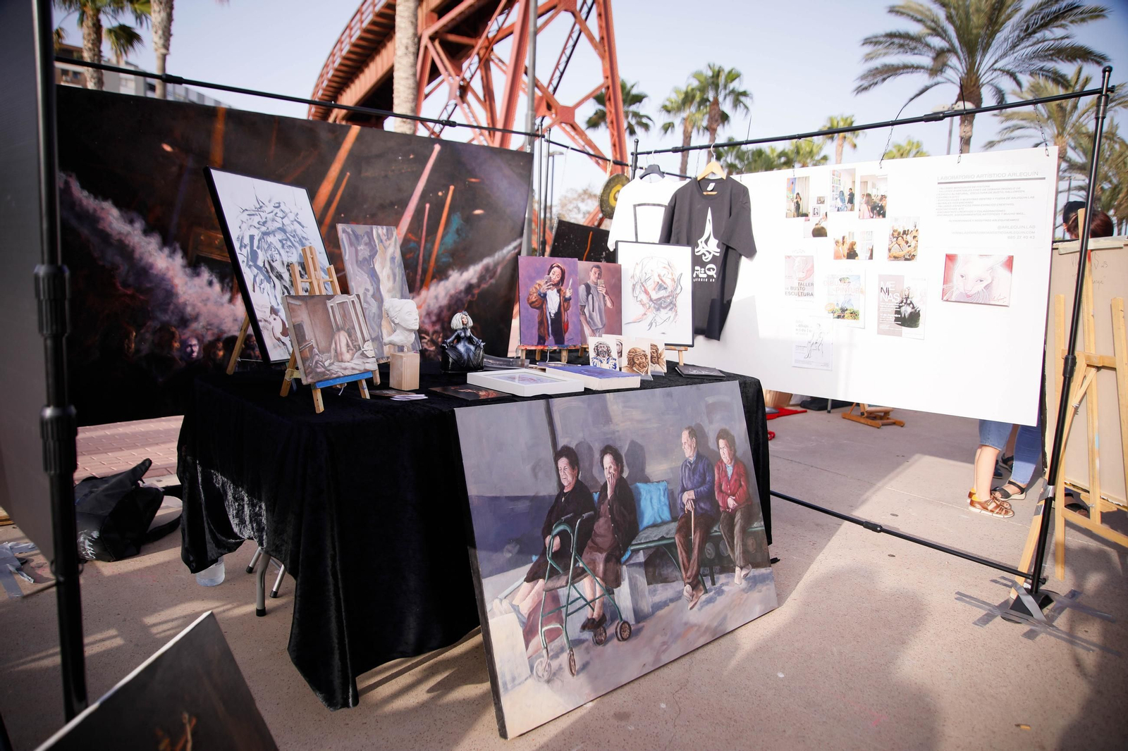 Imágenes del Festival AlmeriArt en el Parque de las Almadrabillas