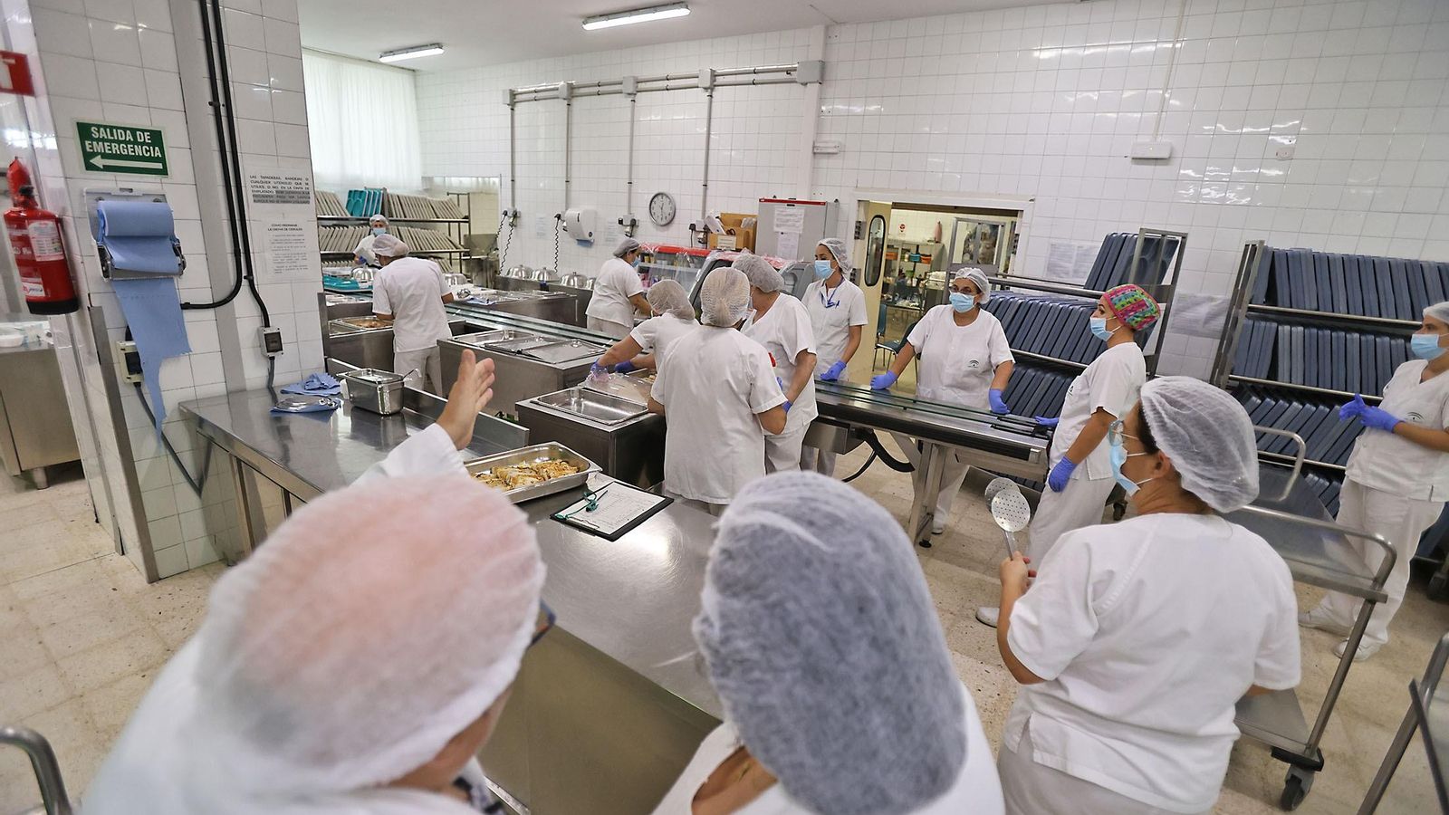 Vista general de la Cocina del hospital Infanta Elena de Huelva.