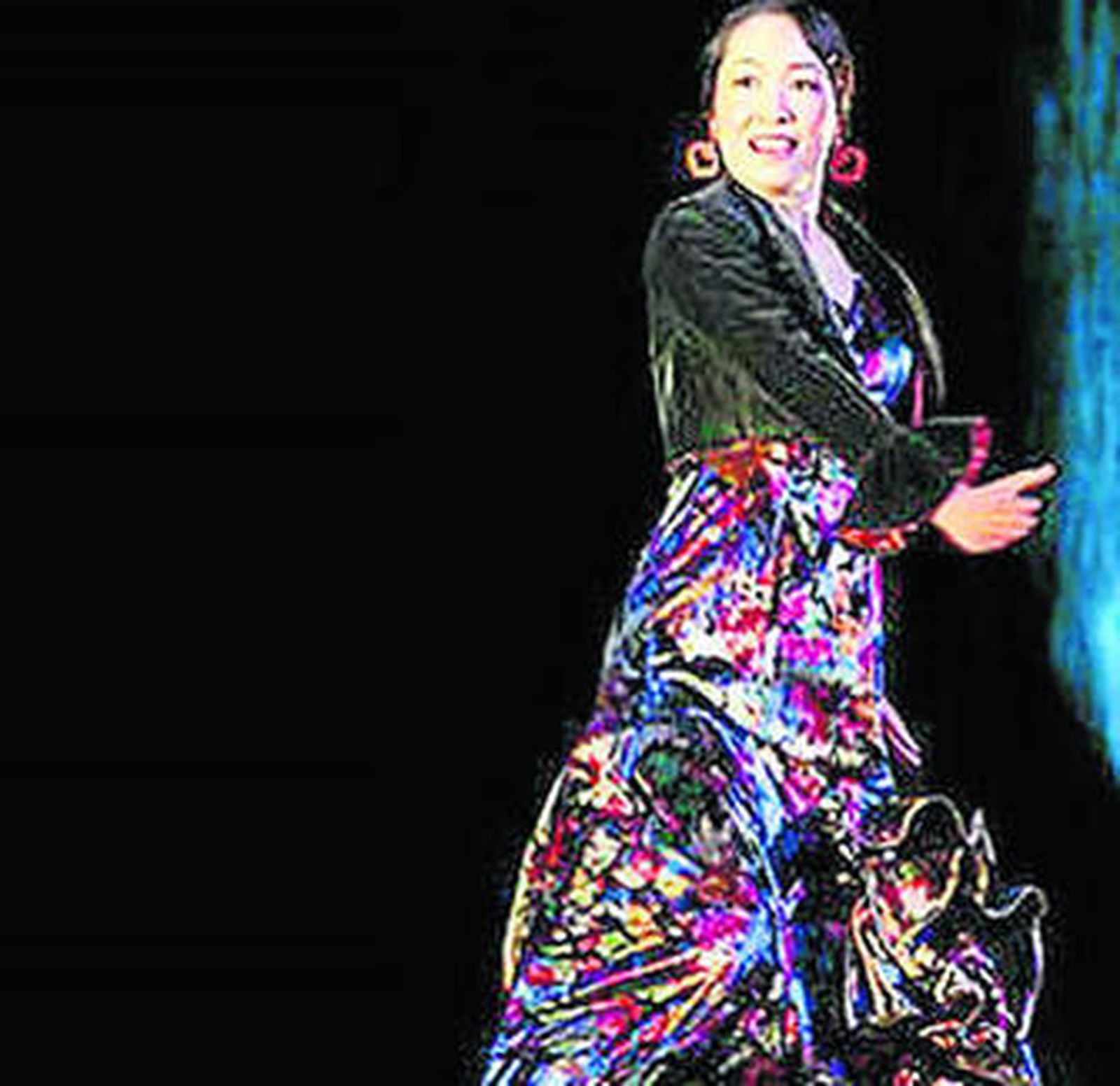 Saori, en una actuación.